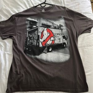 Ghostbuster graffiti style shirt mens size XL